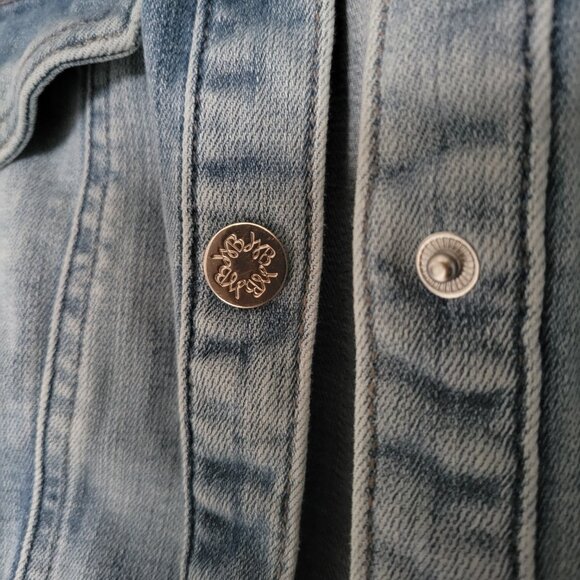 White House Black Market Seamed Denim Jacket - Women's Size S - Picture 3 of 11